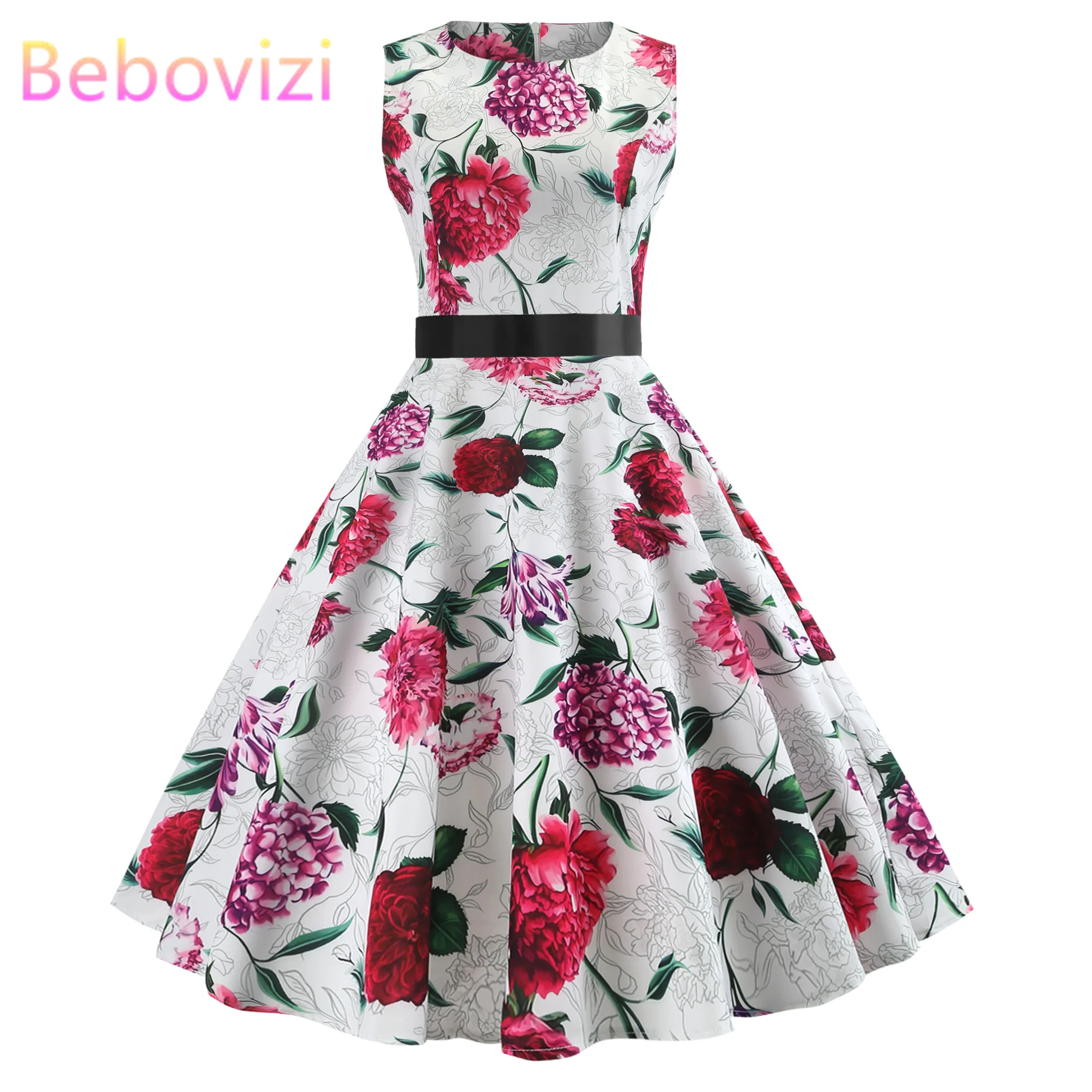 Bebovizi Fashion 2019 New Women Vintage Dress Plus Size Floral Print Pin Up Summer Dresses Hepburn Retro 50s 60s Bandage Dress
Bebovizi Fashion 2019 New Women Vintage Dress Plus Size Floral Print Pin Up Summer Dresses Hepburn Retro 50s 60s Bandage Dress