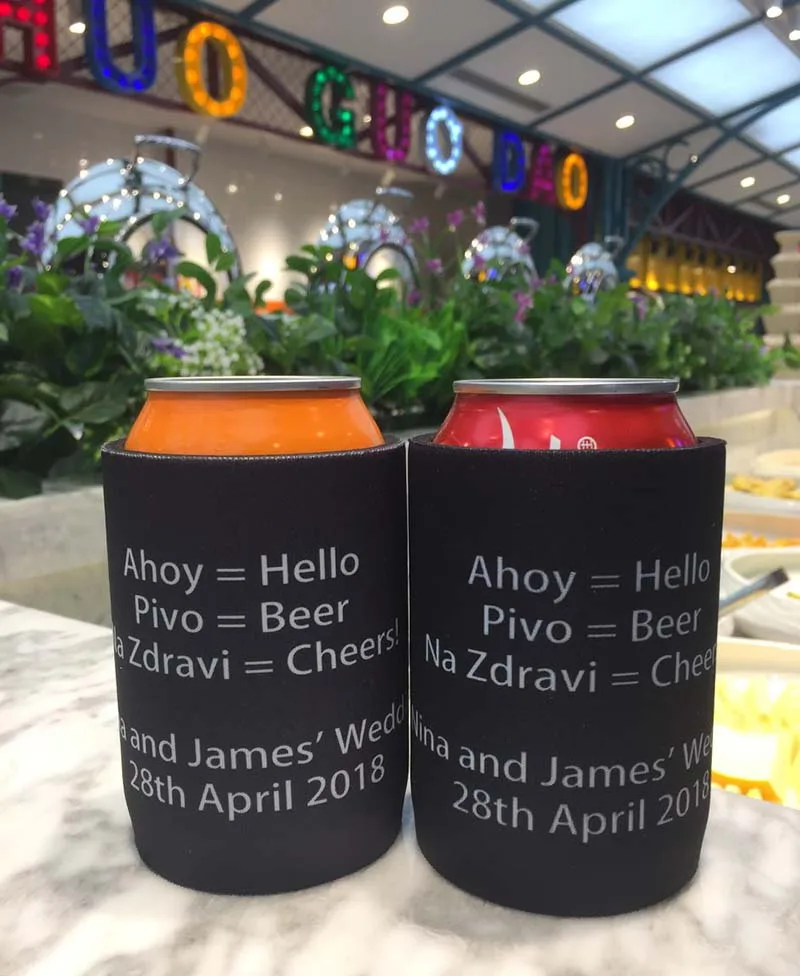 100pcs Stubby Holder With Customized LOGO/Pattern Printed Neoprene Beer Can Coolers With Solid Base For Wedding Bar Resturant
100pcs Stubby Holder With Customized LOGO/Pattern Printed Neoprene Beer Can Coolers With Solid Base For Wedding Bar Resturant