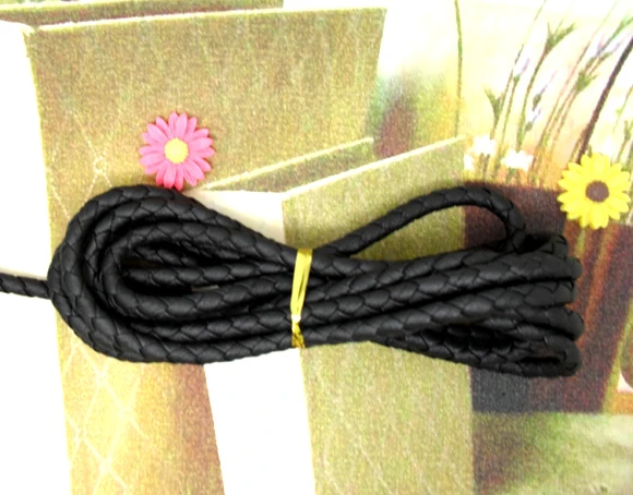 Free Shipping Black Braiding Real Leather Jewelry Cord Bracelet Cord 5mm thick 2M /lots
Free Shipping Black Braiding Real Leather Jewelry Cord Bracelet Cord 5mm thick 2M /lots
