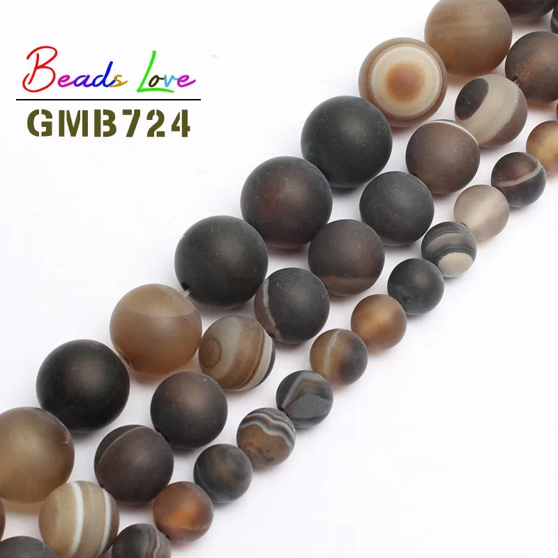 Wholesale Dark brown Dull Polish Matte Striated Agata Round Loose Beads for Jewelry Making 4 6 8 10 12 14mm Pick Size 15.5"
Wholesale Dark brown Dull Polish Matte Striated Agata Round Loose Beads for Jewelry Making 4 6 8 10 12 14mm Pick Size 15.5"
