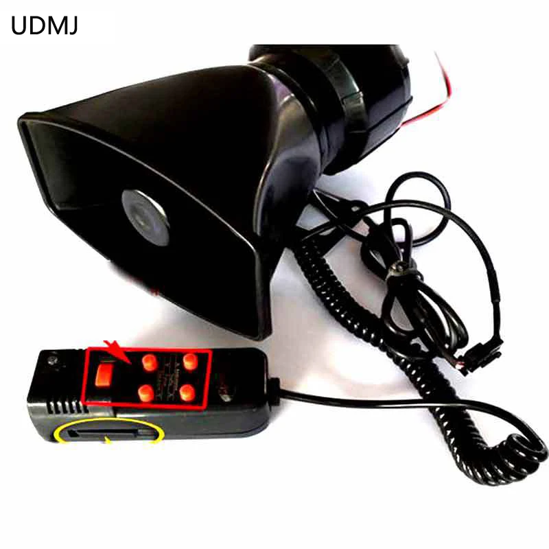 12V Loud Horn Siren Car motorcycle Auto Van Truck 5 siren horn alarm loudspeaker pa Systemspeaker alarm siren 100W Max 300db
12V Loud Horn Siren Car motorcycle Auto Van Truck 5 siren horn alarm loudspeaker pa Systemspeaker alarm siren 100W Max 300db
