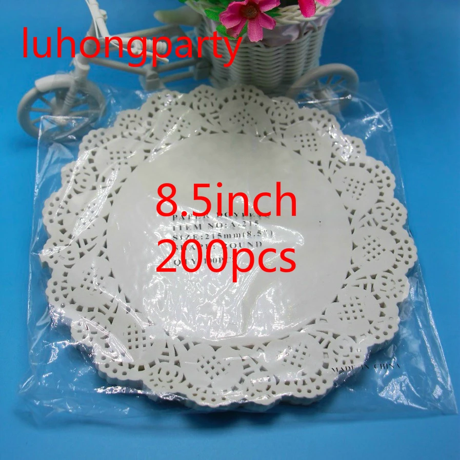 100PCS 8.5"/215mm Vintage napkin Hollowed Lace Paper mats Crafts paper doilies/Wedding Decoration 200pcs white paper pads
100PCS 8.5"/215mm Vintage napkin Hollowed Lace Paper mats Crafts paper doilies/Wedding Decoration 200pcs white paper pads