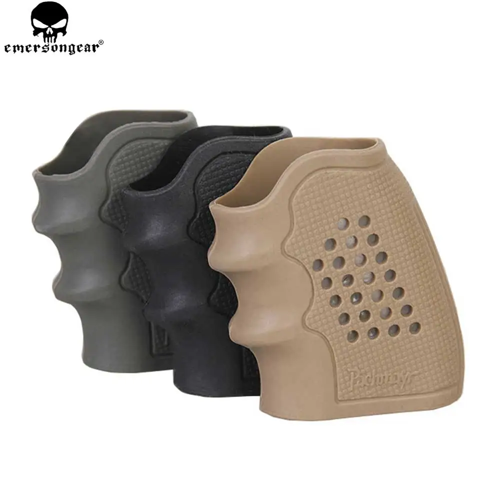 EmersonGear Tactical Pistol Rubber Antiskid Rubber Grip For volver Pistol Anti Slip Revolver Handgun Airsoft Hunting Accessories
EmersonGear Tactical Pistol Rubber Antiskid Rubber Grip For volver Pistol Anti Slip Revolver Handgun Airsoft Hunting Accessories