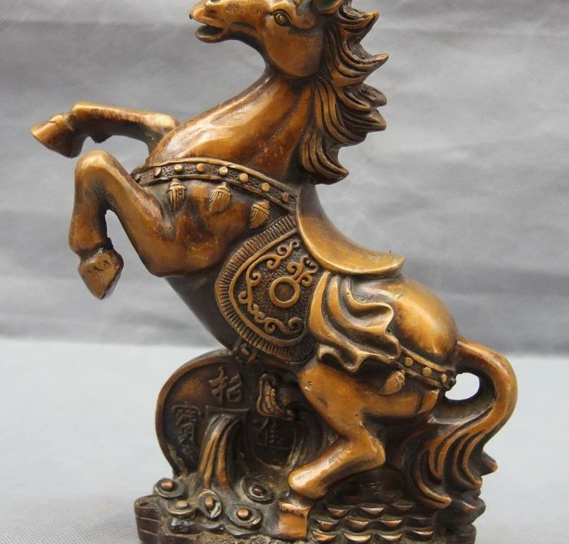 China Palace Bronze Copper Home Decoration Yuanbao Weath Money War Horse Statue
China Palace Bronze Copper Home Decoration Yuanbao Weath Money War Horse Statue