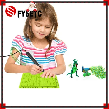 TYPE B Multi-Purpose 3D Design Silicone Mat Basic Template Child Gift +10M PLA Filament 1.75mm For 3D Printer Pens
TYPE B Multi-Purpose 3D Design Silicone Mat Basic Template Child Gift +10M PLA Filament 1.75mm For 3D Printer Pens