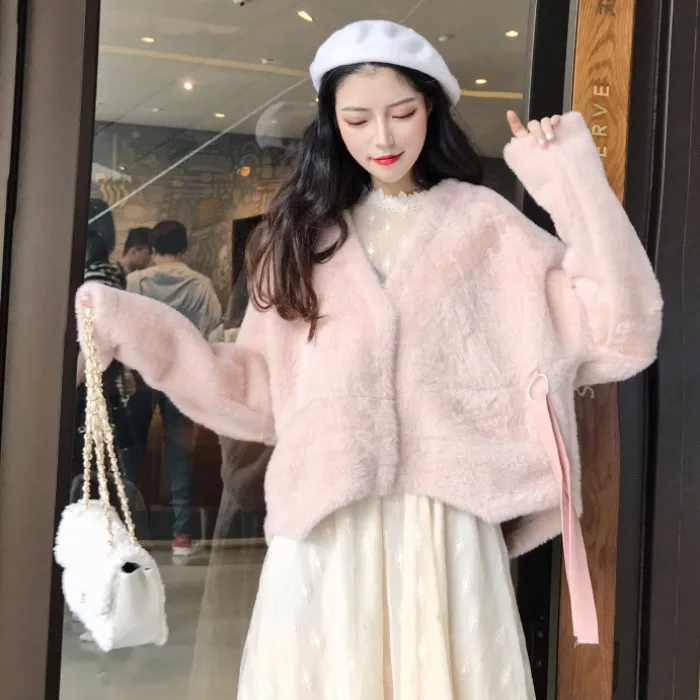 Lychee Girls Sweet Covered Button Coats Long Sleeve Deep V Neck Female Thick Coats Spring Autumn Solid Color Loose Coat Cardigan
Lychee Girls Sweet Covered Button Coats Long Sleeve Deep V Neck Female Thick Coats Spring Autumn Solid Color Loose Coat Cardigan
