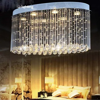 Z modern simple Ellipse crystal ceiling lamp creative lighting fixture for bedroom livingroom restaurant 80 x 40 x 40cm GU10 LED
Z modern simple Ellipse crystal ceiling lamp creative lighting fixture for bedroom livingroom restaurant 80 x 40 x 40cm GU10 LED