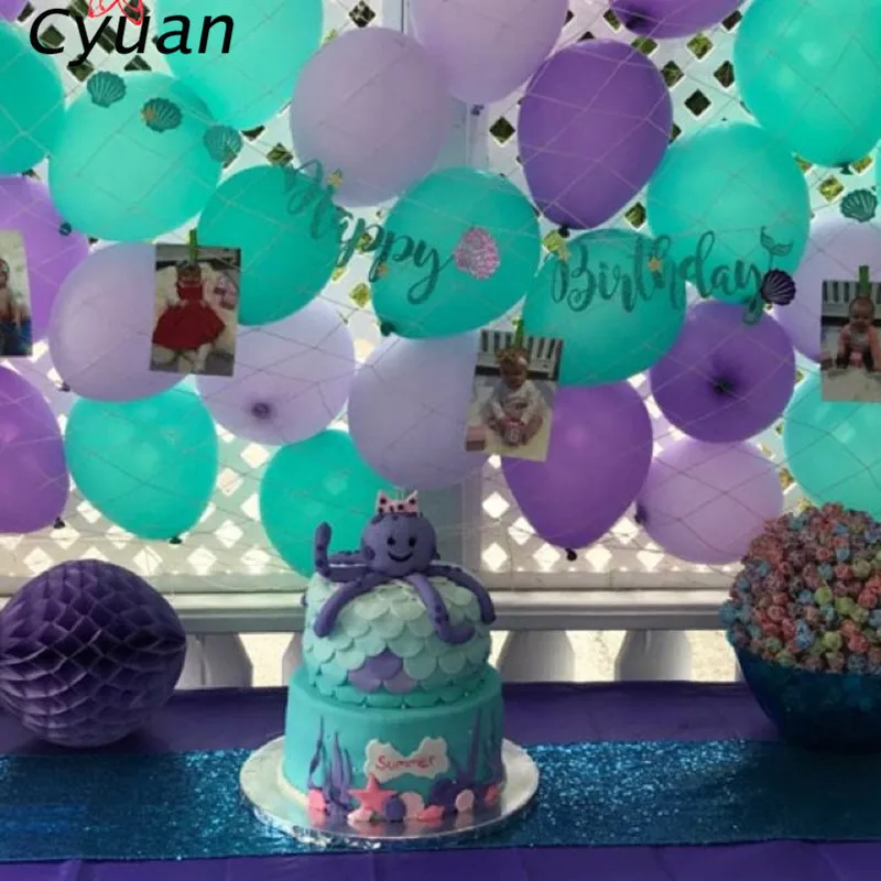Cyuan Glitter Happy Birthday Banner Bunting Garlands Little Mermaid Party Mermaid Theme Birthday Party Decoration Kids Supplies
Cyuan Glitter Happy Birthday Banner Bunting Garlands Little Mermaid Party Mermaid Theme Birthday Party Decoration Kids Supplies