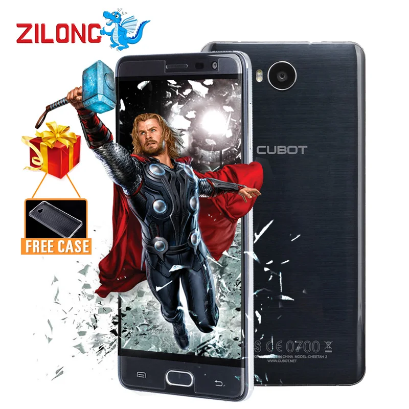 Оригинальный Cubot Cheetah 2 Android 6.0 5.5 дюймов сотовый телефон mtk6753 Octa Core мобильный 3G