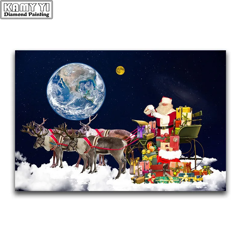 5D DIY Full Square Diamond Painting Cross Stitch "Santa under the moon" 3D Diamond Embroidery Rhinestone Mosaic Home Decor Gift
5D DIY Full Square Diamond Painting Cross Stitch "Santa under the moon" 3D Diamond Embroidery Rhinestone Mosaic Home Decor Gift