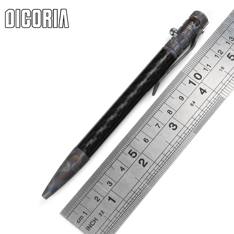 

dicoria MG carbon fiber titanium Drill Rod tactical pen camping outdoors survival practical EDC MULTI utility write pens tools