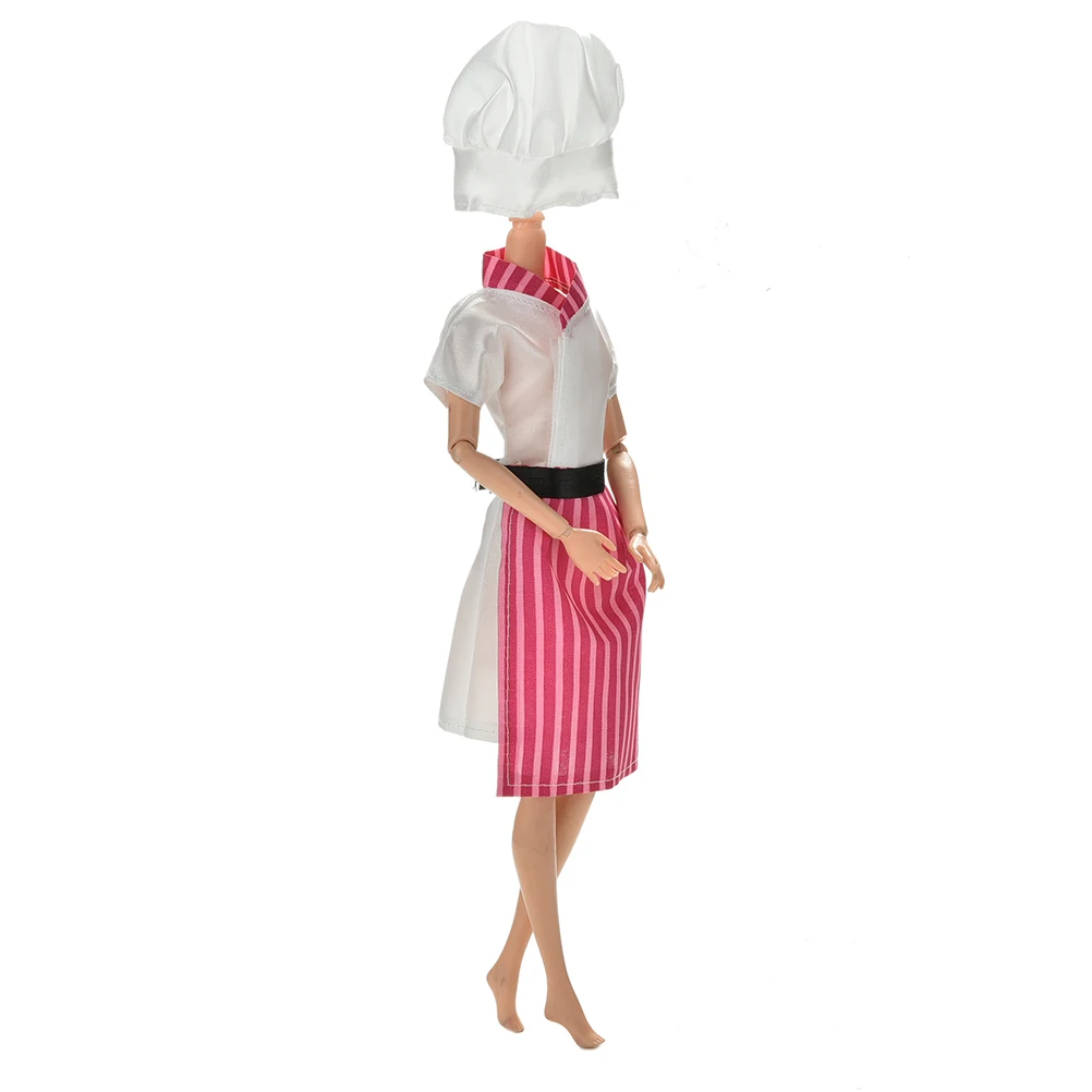 TOYZHIJIA 1Set=3Pcs cute Handmade Cosply Costume Chef Clothes For 1/6 BJD Dolls HatFor Barbie Dolls Doll Clothing Kids Toy
TOYZHIJIA 1Set=3Pcs cute Handmade Cosply Costume Chef Clothes For 1/6 BJD Dolls HatFor Barbie Dolls Doll Clothing Kids Toy