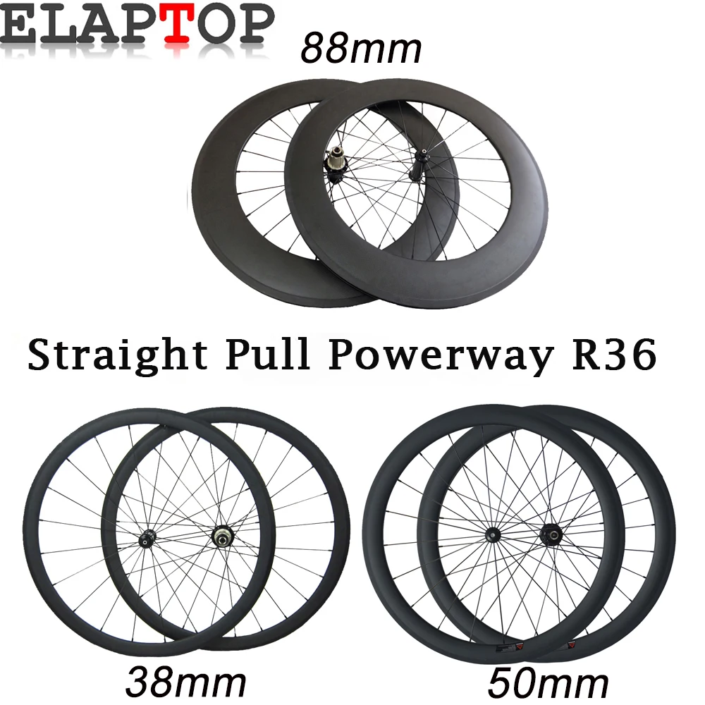 ELAPTOP 38 50 88mm Carbon Wheelset Clincher Tubular rim brake line road Bike Wheels straight pull spokes wheelset free shipping
ELAPTOP 38 50 88mm Carbon Wheelset Clincher Tubular rim brake line road Bike Wheels straight pull spokes wheelset free shipping
