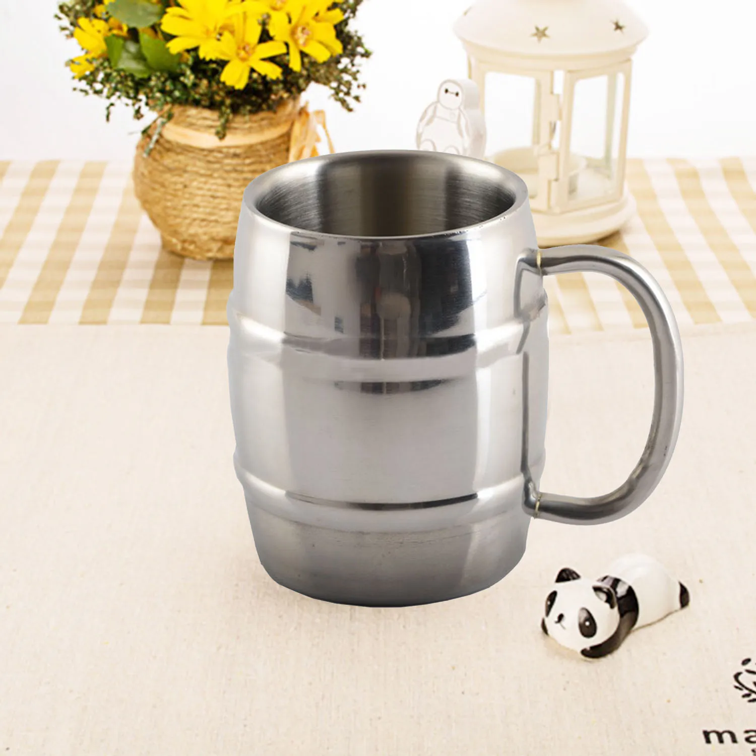 Image 320ML Stainless Steel Cup Mug for Home Cafes DIY Chilled Beer Iced Hot Coffee Tea Vodka Gin Rum Tequila Whiskey Mixed Drinks