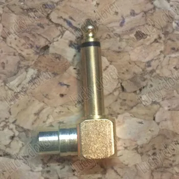 2pcs RCA Female Jack to 1/4 Inch 6.35mm Male Mono plug Right Angle Gold Audio Adapter
2pcs RCA Female Jack to 1/4 Inch 6.35mm Male Mono plug Right Angle Gold Audio Adapter