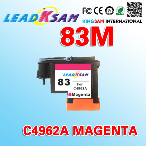1x leadksam 83 C4962A magenta printhea compatible for hp83 Designjet 5000 5500 printer
1x leadksam 83 C4962A magenta printhea compatible for hp83 Designjet 5000 5500 printer