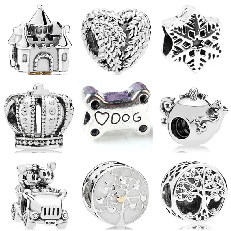 Hot Selling Love Heart Star Tree Crown Castle Mouse Enamel Charm Beads Fit Pandora Bracelets for Women DIY Making Jewelry Bijoux
Hot Selling Love Heart Star Tree Crown Castle Mouse Enamel Charm Beads Fit Pandora Bracelets for Women DIY Making Jewelry Bijoux