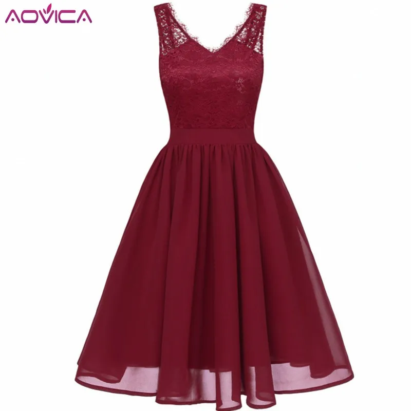 Aovica Summer chiffon lace dress women party elegant vintage wedding casual sexy midi v-neck sleeveless pink backless dresses
Aovica Summer chiffon lace dress women party elegant vintage wedding casual sexy midi v-neck sleeveless pink backless dresses