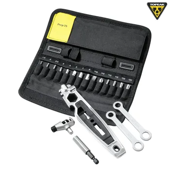 TOPEAK PREP 25 PRO Quality, 28 Function Multi-tool with High Strength Stainless Steel Bike Tool Multifunction Tools Kit TT2553
TOPEAK PREP 25 PRO Quality, 28 Function Multi-tool with High Strength Stainless Steel Bike Tool Multifunction Tools Kit TT2553