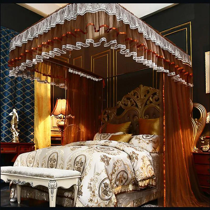 Luxury Rail mosquito net U-track 3doors double bed Guideway mosquito net lace edging mosquito net multi-size different colors
Luxury Rail mosquito net U-track 3doors double bed Guideway mosquito net lace edging mosquito net multi-size different colors
