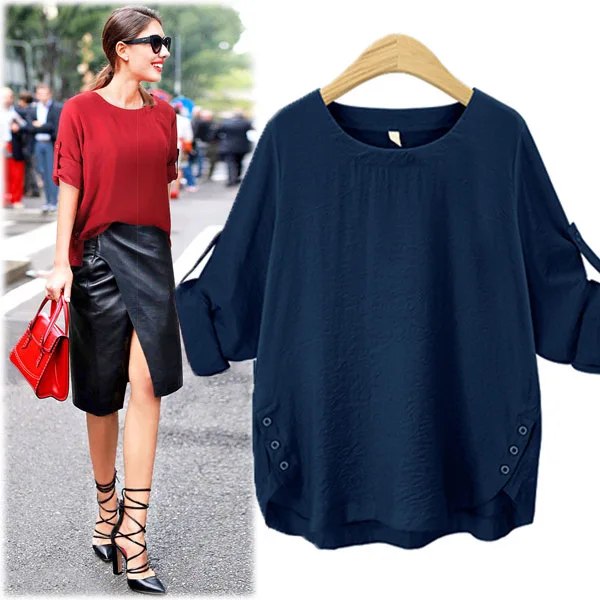 XL-5XL Plus Size Casual Women Shirts New 2019 Autumn Fashion Long Sleeve Loose Female Blouses Spring Button Big Size Shirts
XL-5XL Plus Size Casual Women Shirts New 2019 Autumn Fashion Long Sleeve Loose Female Blouses Spring Button Big Size Shirts