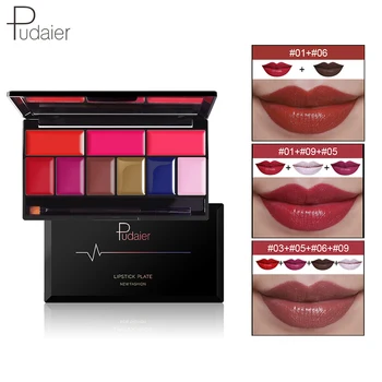 Pudaier 1PC 9Colors Lipstick Palette Cream Waterproof Nutritious Moisturizer Long Lasting Lip Stick Pigment Makeup palette
Pudaier 1PC 9Colors Lipstick Palette Cream Waterproof Nutritious Moisturizer Long Lasting Lip Stick Pigment Makeup palette