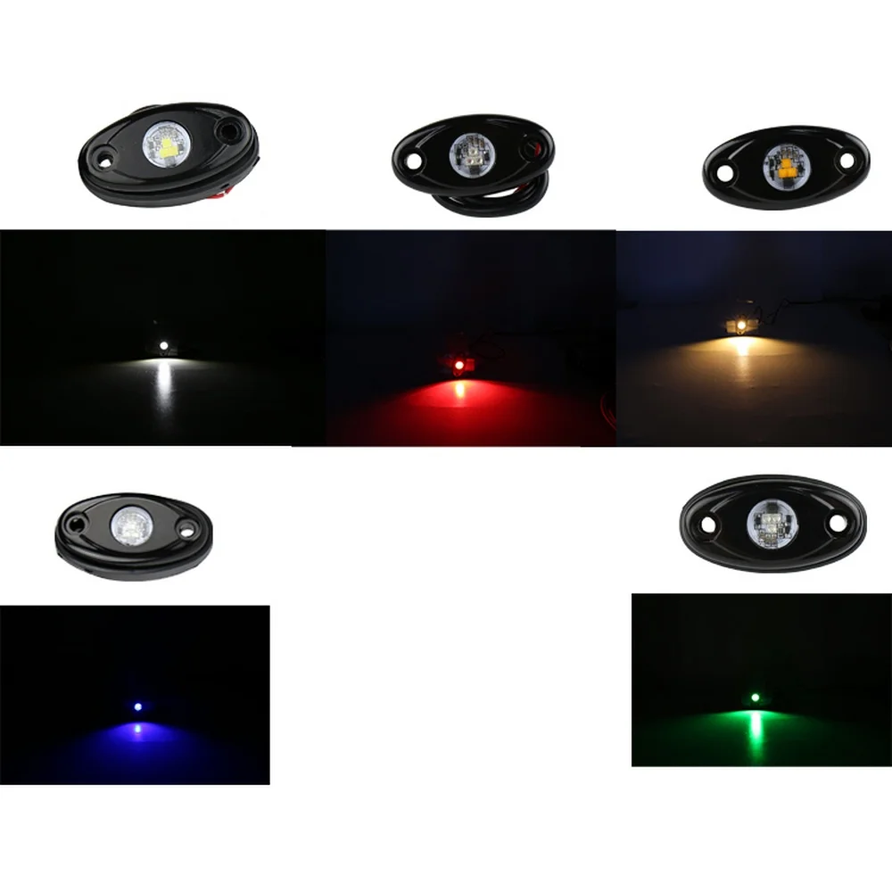 RGB LED Rock Lights Bluetooth Control Multicolor Neon LED Light Kit for Jeep Truck Car ATV SUV Vehicle Boat LED Light
RGB LED Rock Lights Bluetooth Control Multicolor Neon LED Light Kit for Jeep Truck Car ATV SUV Vehicle Boat LED Light