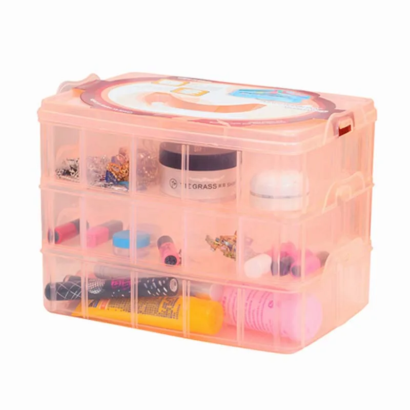 1PC 3 Layer 30 Compartments Adjustable Plastic Storage Box Case Holder New Jewelry Storage Boxes Makeup Organizer
1PC 3 Layer 30 Compartments Adjustable Plastic Storage Box Case Holder New Jewelry Storage Boxes Makeup Organizer