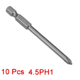 UXCELL Newest 10pcs 1/4" 75mm Hex Shank Magnetic 4.5mm PH1 Phillips Head Screwdriver Bits S2 High Alloy Steel
UXCELL Newest 10pcs 1/4" 75mm Hex Shank Magnetic 4.5mm PH1 Phillips Head Screwdriver Bits S2 High Alloy Steel