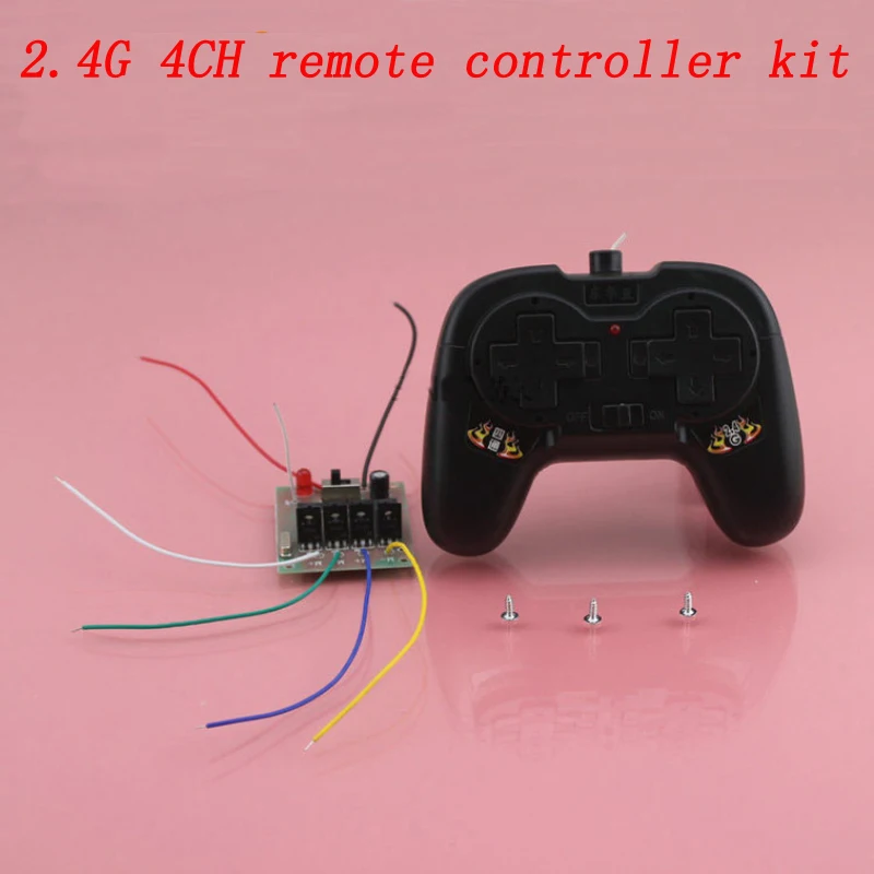 1set 2.4G 4CH Radio Control Sytem Transmitter 5A High Power Receiver Board for DIY RC Car Model Remote Controller 50M Distance
1set 2.4G 4CH Radio Control Sytem Transmitter 5A High Power Receiver Board for DIY RC Car Model Remote Controller 50M Distance