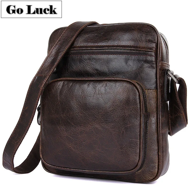 Casual Men's Shoulder Bag Genuine Leather Men Messenger Bags Male Cowhide Cross Body Ipad Camal Cell Phone Pack
Casual Men's Shoulder Bag Genuine Leather Men Messenger Bags Male Cowhide Cross Body Ipad Camal Cell Phone Pack
