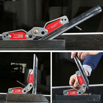 Magnetic Welding Holder Adjustable Angles 20-200 Magnets Angle Clamp Locator Tools with Hex Wrench _WK
Magnetic Welding Holder Adjustable Angles 20-200 Magnets Angle Clamp Locator Tools with Hex Wrench _WK