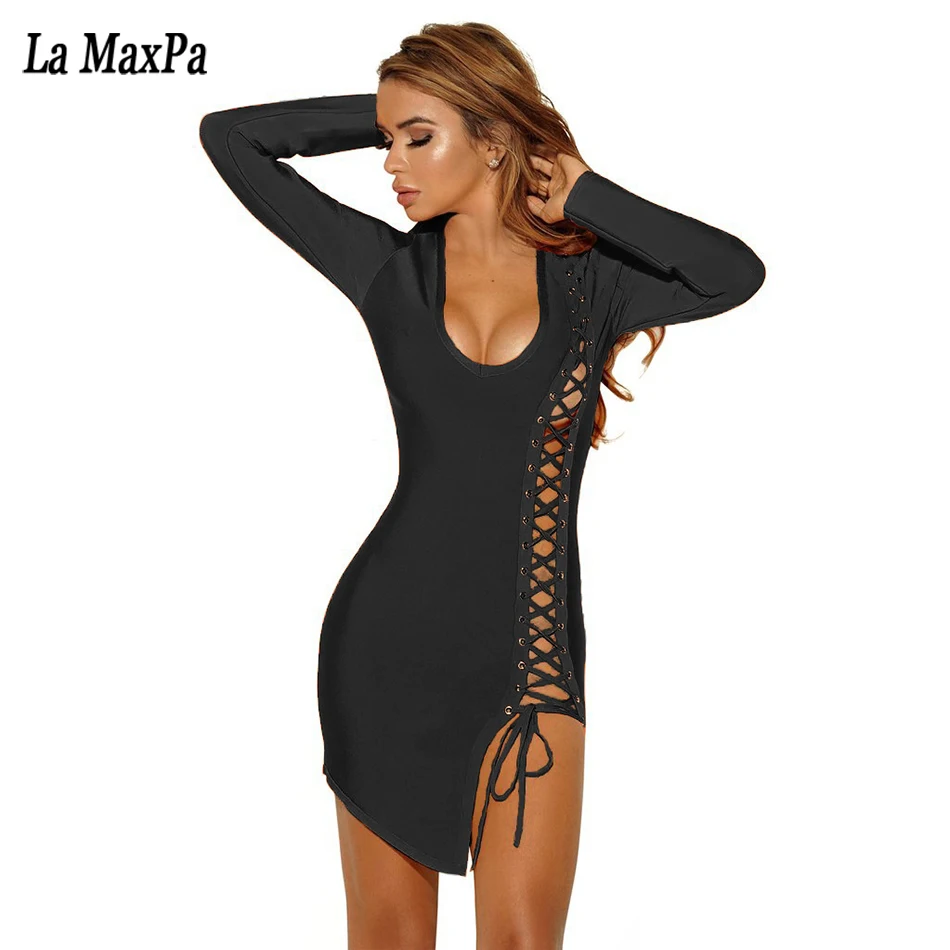 2017 new Summer Women side Hollow out Striped bandage dress Mini lace up sleeveless Dress v neck Evening Party Dresses Vestidos
2017 new Summer Women side Hollow out Striped bandage dress Mini lace up sleeveless Dress v neck Evening Party Dresses Vestidos