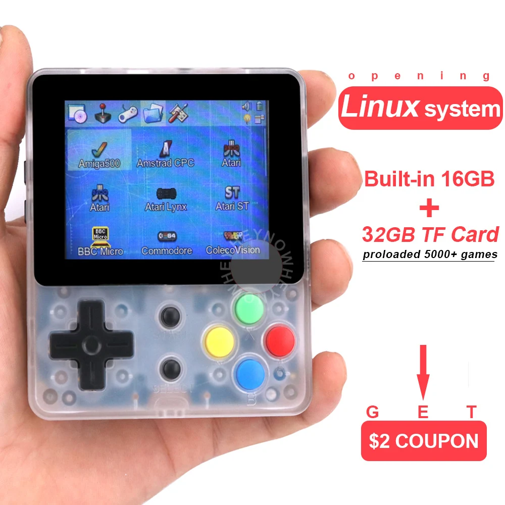 Opening Linux Retro Game Console 2.6 inch LDK Nostalgic Children Retro game Mini Family TV Video Consoles mini handheld player
Opening Linux Retro Game Console 2.6 inch LDK Nostalgic Children Retro game Mini Family TV Video Consoles mini handheld player