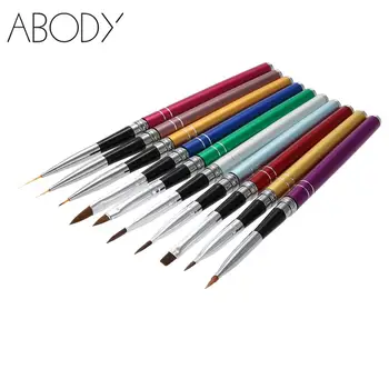 10Pcs Different Size Nail Art Design Pen Polish Brush Set Nylon UV Gel Painting Tool Nail Brush Kit Professional Decoration Tool
10Pcs Different Size Nail Art Design Pen Polish Brush Set Nylon UV Gel Painting Tool Nail Brush Kit Professional Decoration Tool
