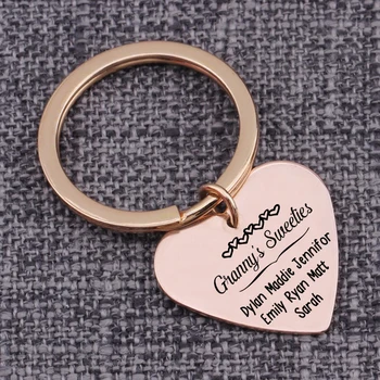 Stainless Steel Heart Shaped Keychain Family Name Customized Keyring Personality Mother`s Sweeties Pendant Bag Charm Family
Stainless Steel Heart Shaped Keychain Family Name Customized Keyring Personality Mother`s Sweeties Pendant Bag Charm Family