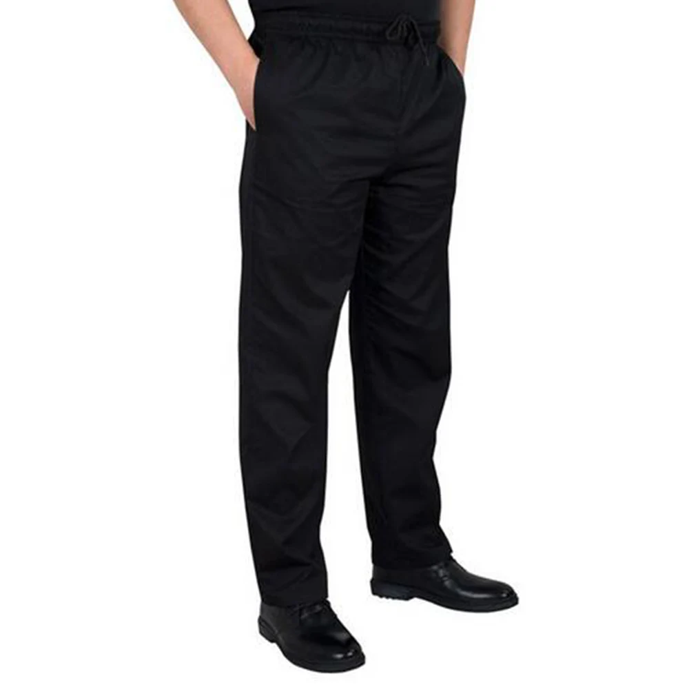 Chef Loose Style Casual Trouser Restaurant Kitchen Pants Uniform Striped Elastic Waist Food Service Pants Men Work Wear
Chef Loose Style Casual Trouser Restaurant Kitchen Pants Uniform Striped Elastic Waist Food Service Pants Men Work Wear