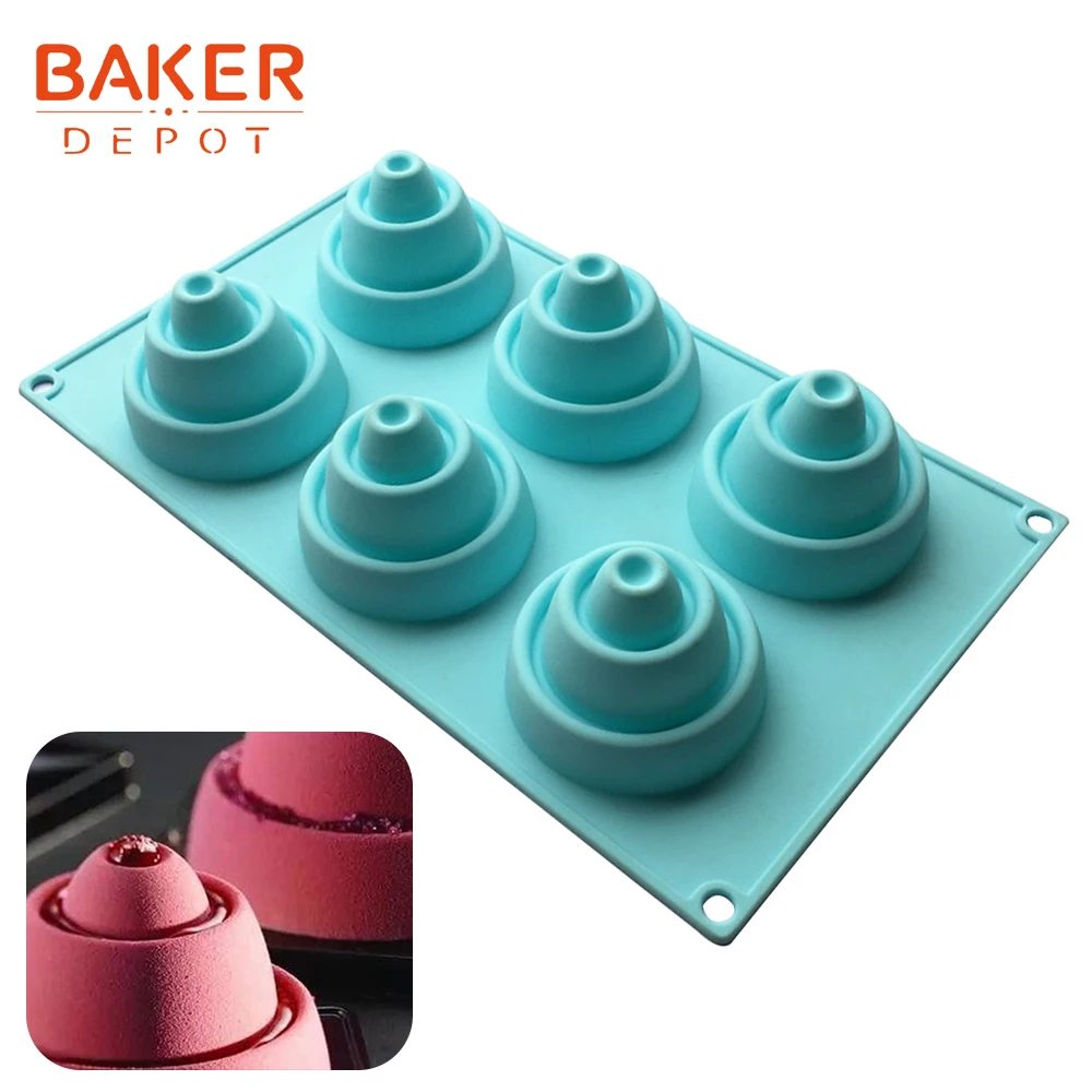 BAKER DEPOT Silicone Pudding Jello mold round cake baking bakeware tool ice biscuit pastry dessert mould 6 hole soap candle mold
BAKER DEPOT Silicone Pudding Jello mold round cake baking bakeware tool ice biscuit pastry dessert mould 6 hole soap candle mold