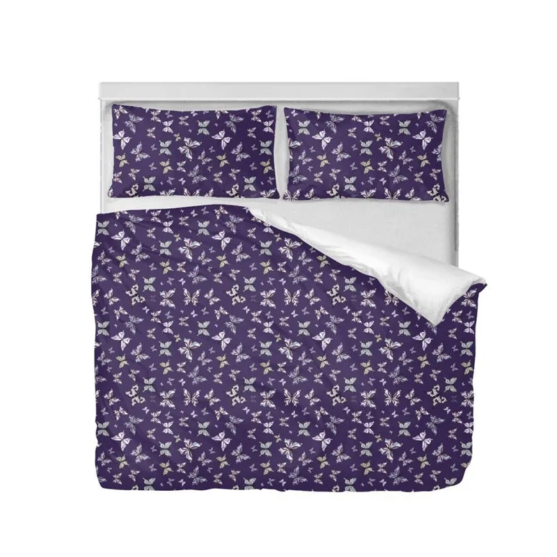Bedding Set Fashion Luxury Colorful Floral Butterfly 3D Printing Duvet Covers King Double Size Bedroom Decoration Bed Set 3 Pcs
Bedding Set Fashion Luxury Colorful Floral Butterfly 3D Printing Duvet Covers King Double Size Bedroom Decoration Bed Set 3 Pcs