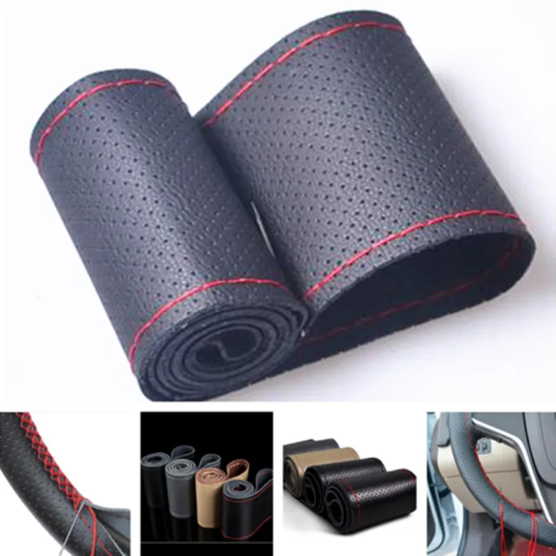 DIY Car Auto Truck Genuine Leather Steering Wheel Cover Soft Anti slip Hand Sewing Braid With Needles and Thread 36 38 40cm Size
DIY Car Auto Truck Genuine Leather Steering Wheel Cover Soft Anti slip Hand Sewing Braid With Needles and Thread 36 38 40cm Size