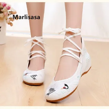 Marlisasa Chaussures Plates Femmes Women Classic High Quality Cloth Shoes Female Fashion Sweet Beige Shoes Dance Shoes F2239
Marlisasa Chaussures Plates Femmes Women Classic High Quality Cloth Shoes Female Fashion Sweet Beige Shoes Dance Shoes F2239