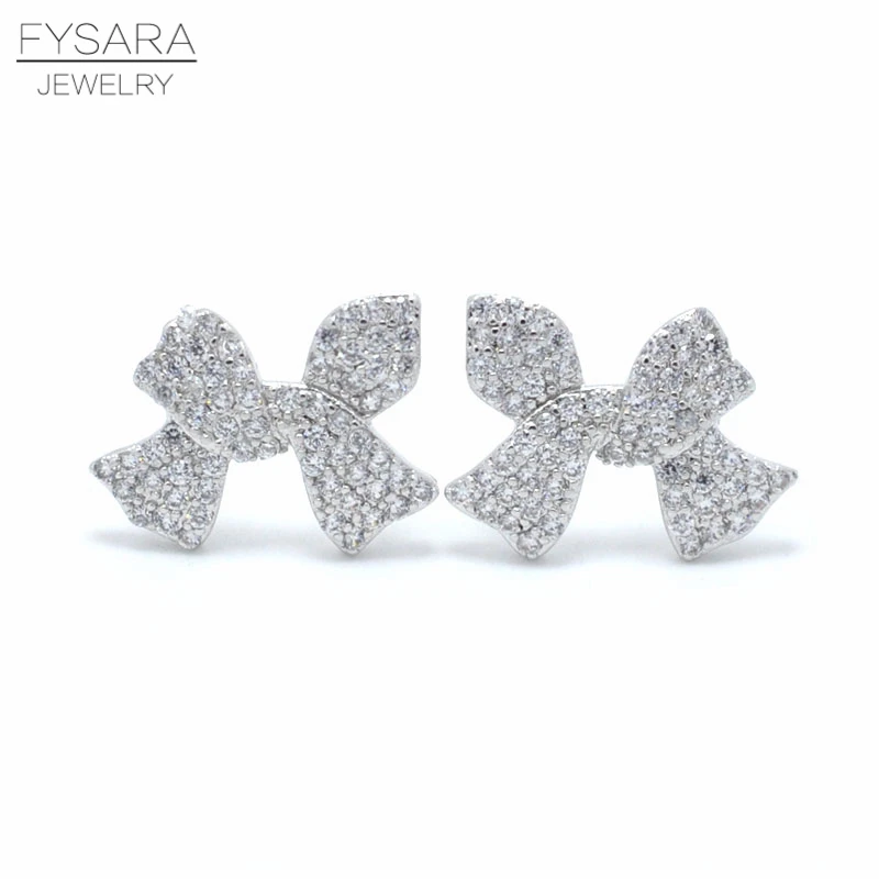 FYSARA New Designer Cute Flower Crystal Stud Earrings for Women Fashion Jewelry Accessories Small Bowknot Boucle D'Oreille
FYSARA New Designer Cute Flower Crystal Stud Earrings for Women Fashion Jewelry Accessories Small Bowknot Boucle D'Oreille