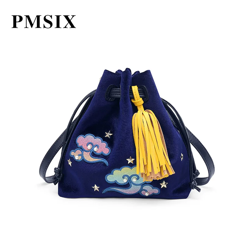 PMSIX Fashion Women Bag 2019 Embroidery Crossbody Bag Fashion Pearl Casual Tassel Girl Portable Women Single Shoulder Bag
PMSIX Fashion Women Bag 2019 Embroidery Crossbody Bag Fashion Pearl Casual Tassel Girl Portable Women Single Shoulder Bag