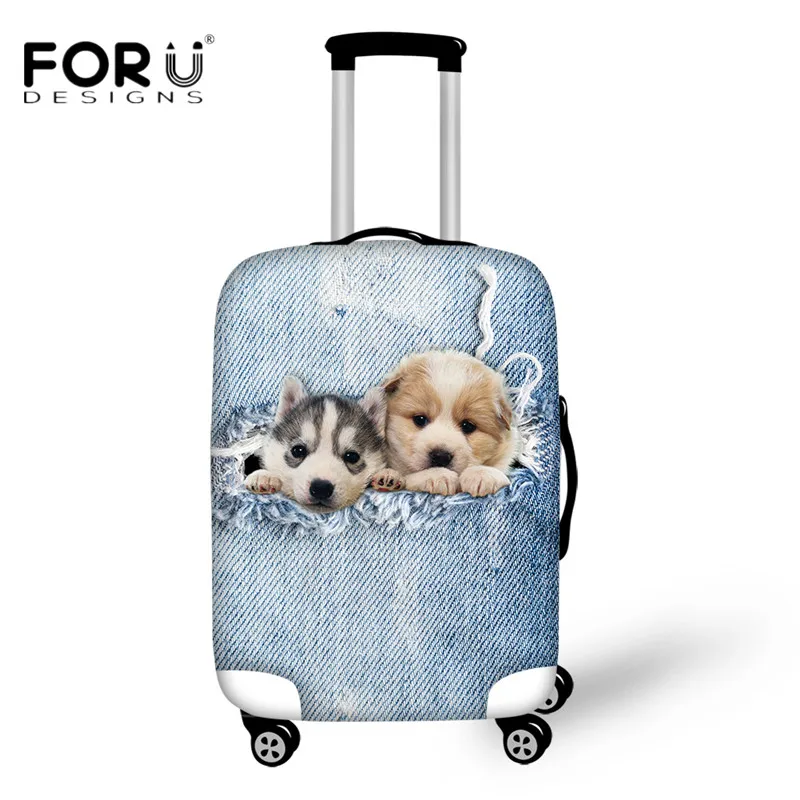 FORUDESIGNS Cue Puppy Dog Print Luggage Protective Case for 18-30 Inch Cases Thick Dust Rain Covers Suitcase Travel Accessories
FORUDESIGNS Cue Puppy Dog Print Luggage Protective Case for 18-30 Inch Cases Thick Dust Rain Covers Suitcase Travel Accessories