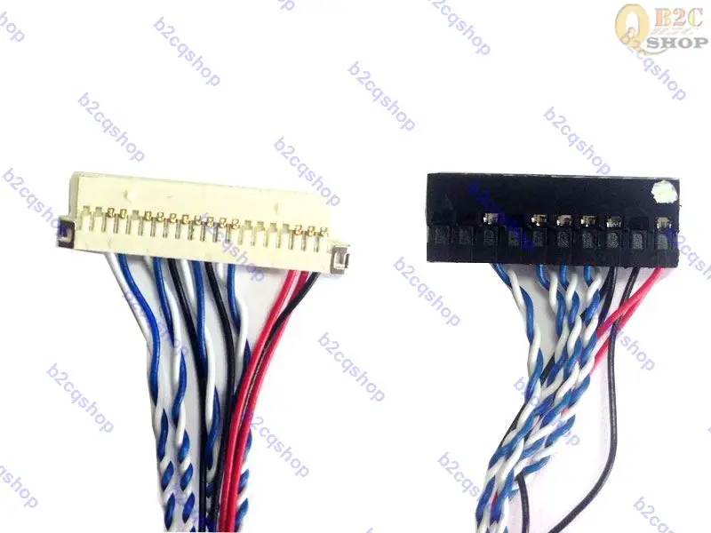 DF19-20P-D6 LVDS Cable Revised XJ 20PIN 1CH 6BIT 1.0mm Pitch for our LCD Screen panel display | Электроника