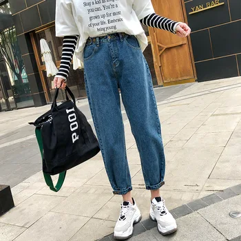 Nonis High Waist Boy Friend Loose Slim Daddy Jeans Student Straight Sweet Denim Pants 2019 Spring Casual Women Female Streetwear
Nonis High Waist Boy Friend Loose Slim Daddy Jeans Student Straight Sweet Denim Pants 2019 Spring Casual Women Female Streetwear
