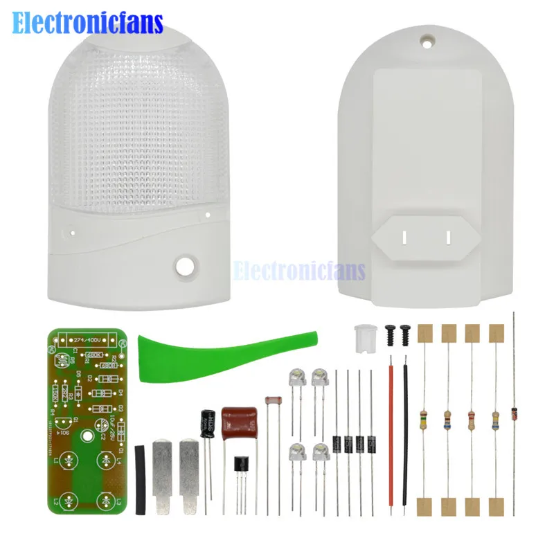 DIY Kit LED Light Control Night-Light Photosensitive Sensor CON-L Nightlight Electronic Production Suite Electronic 1W 220V
DIY Kit LED Light Control Night-Light Photosensitive Sensor CON-L Nightlight Electronic Production Suite Electronic 1W 220V