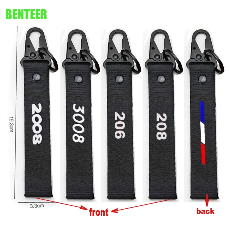 Nylon Car key ring sticker for Peugeot 206 208 307 308 2008 3008 106 108 306 206 208
Nylon Car key ring sticker for Peugeot 206 208 307 308 2008 3008 106 108 306 206 208