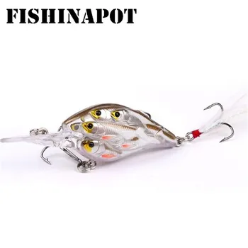 FISHINAPOT 1PCS 8cm 9.4g Crankbait Fishing Lures Minnow Wobbler Group Fish Hard Artificial Bait Bass Pike With Feather
FISHINAPOT 1PCS 8cm 9.4g Crankbait Fishing Lures Minnow Wobbler Group Fish Hard Artificial Bait Bass Pike With Feather