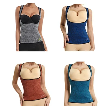 Plus Size Women Neoprene Waist Trainer Body Shaper Sauna Sweat Shapewear Vest Weight Loss Gym Workout Tops Gray Blue Orange Cyan 
Plus Size Women Neoprene Waist Trainer Body Shaper Sauna Sweat Shapewear Vest Weight Loss Gym Workout Tops Gray Blue Orange Cyan